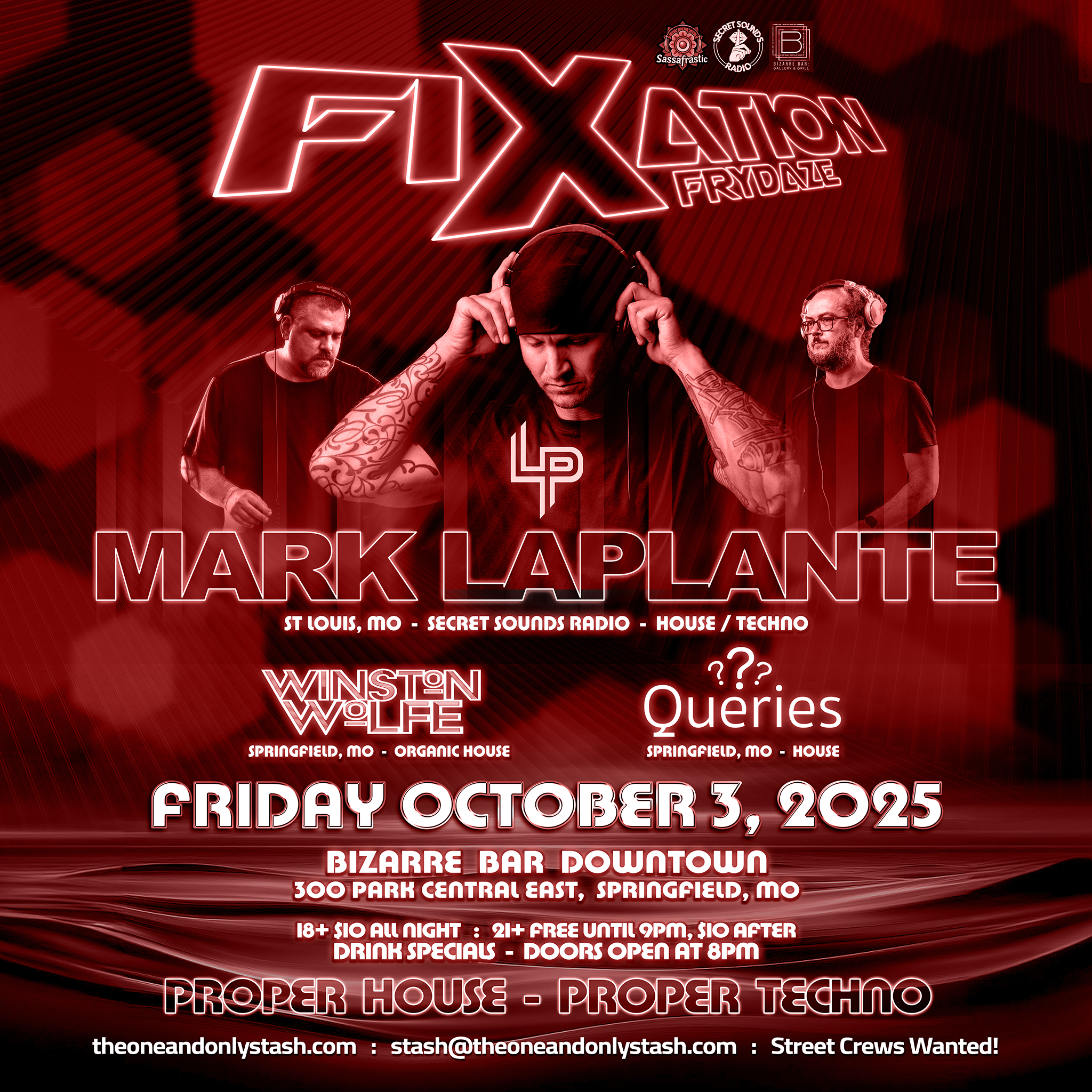 FIXATION FRYDAZE w/ Mark LaPlante